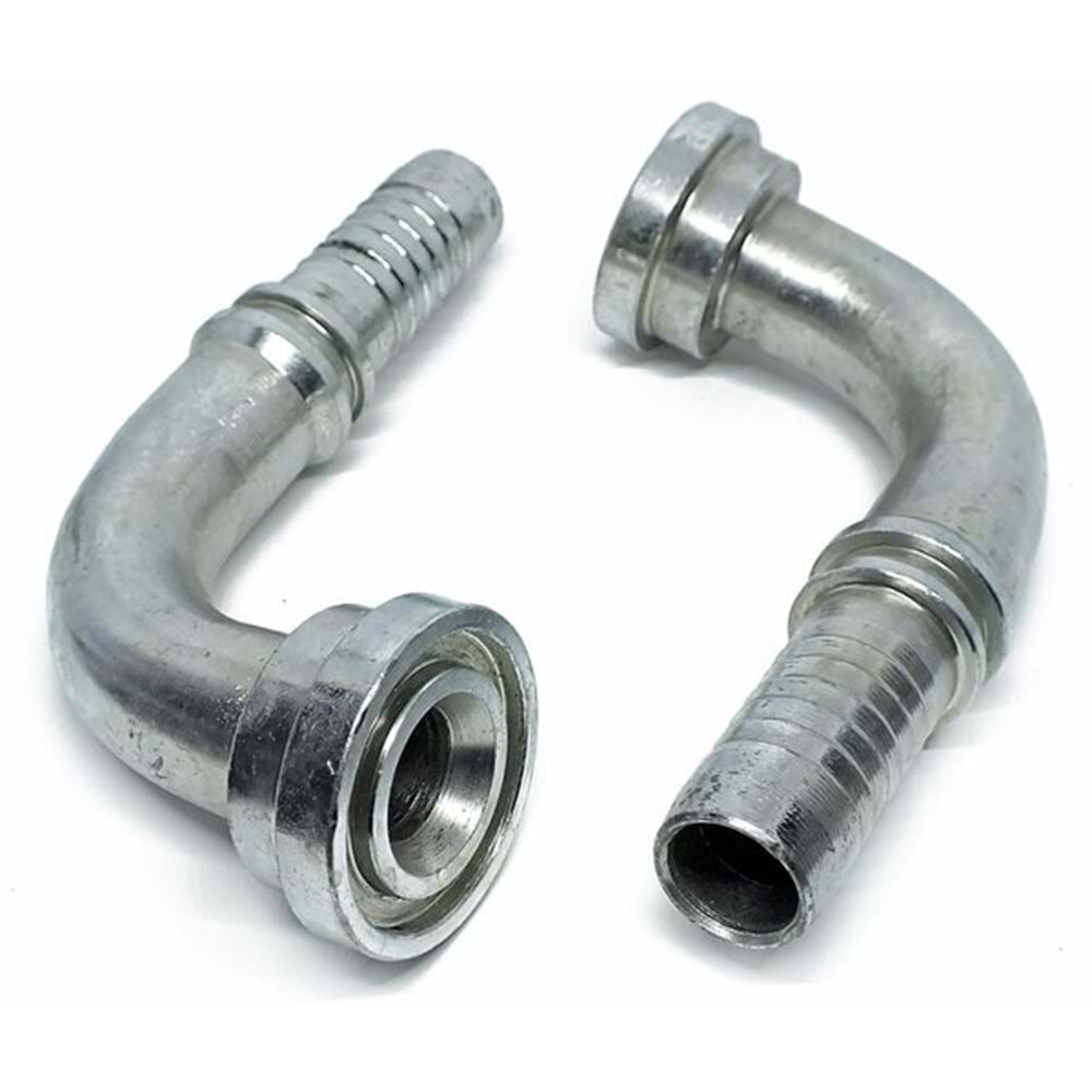 6000 SERİSİ KALIN TİP FLANŞLI RAKOR 90° 1 1/4 - 63,50 MM