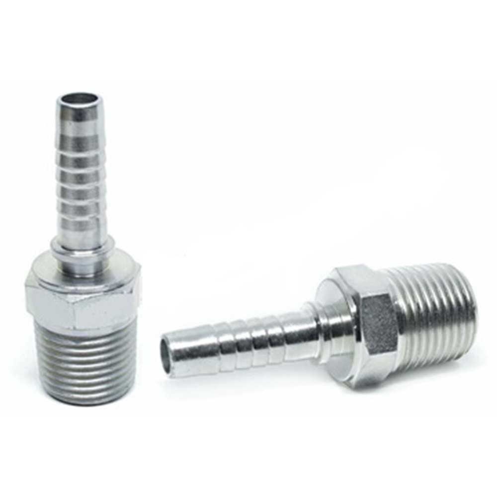 R DİŞ NPT HORTUM GEÇME RAKOR 1/4 NPT 10 MM