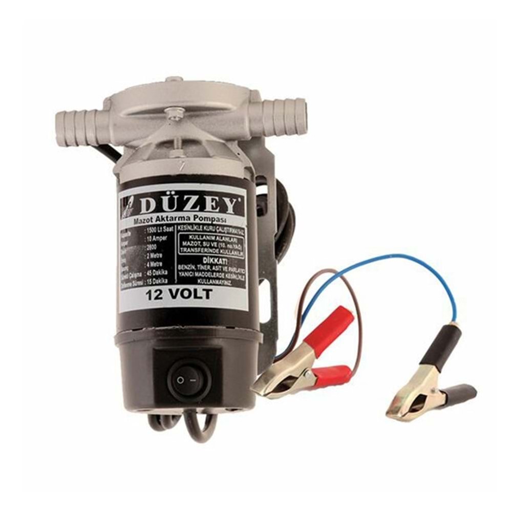 12 VOLT DIŞTAN ÇEKME POMPA 3/4 DÜZEY