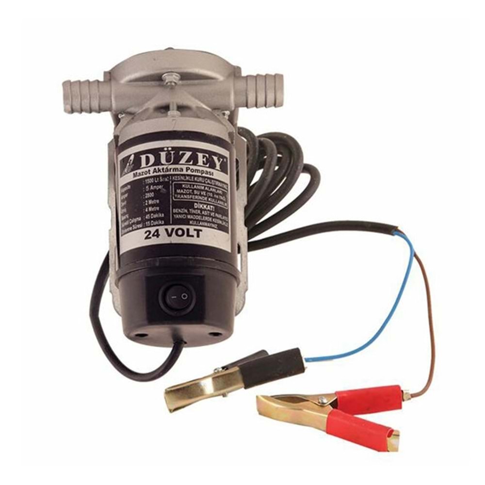 24 VOLT DIŞTAN ÇEKME POMPA 3/4 DÜZEY