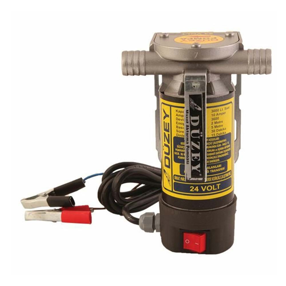 24 VOLT YAĞ ÇEKME POMPASI BÜYÜK GÖVDE 1