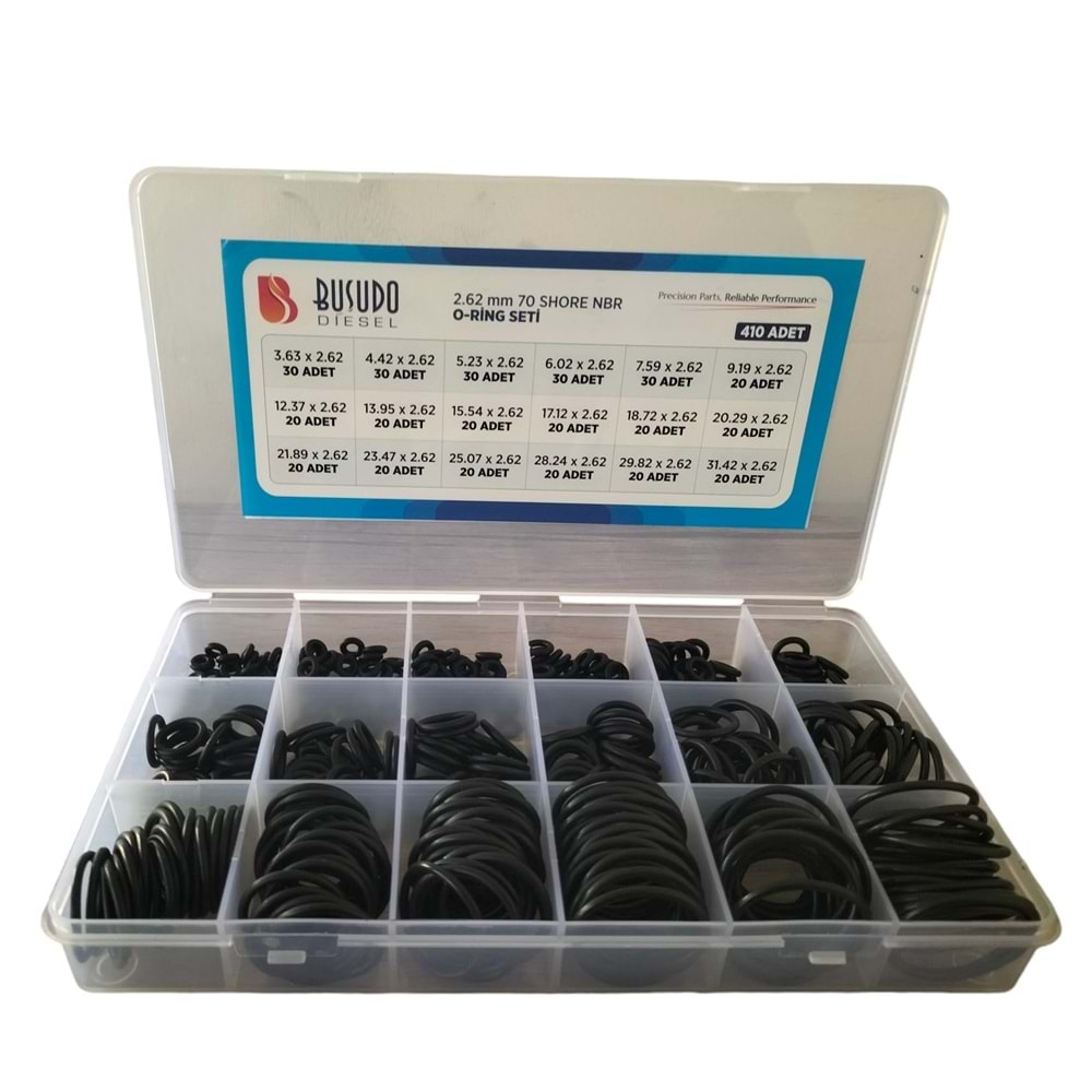 2.62 MM 70 SHORE NBR O-RİNG SETİ
