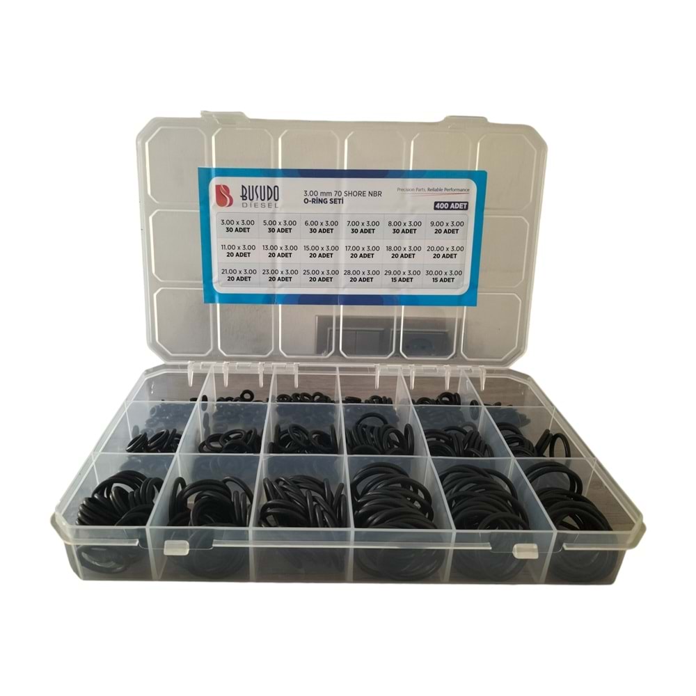 3.00 MM 70 SHORE NBR O-RİNG SETİ
