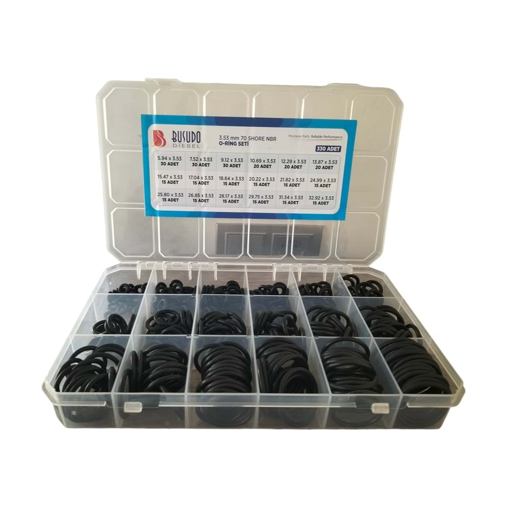 3.53 MM 70 SHORE NBR O-RİNG SETİ