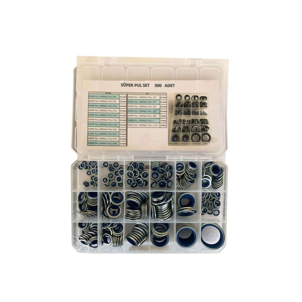 ORİNGLİ SÜPER PUL SETİ (300 ADET)