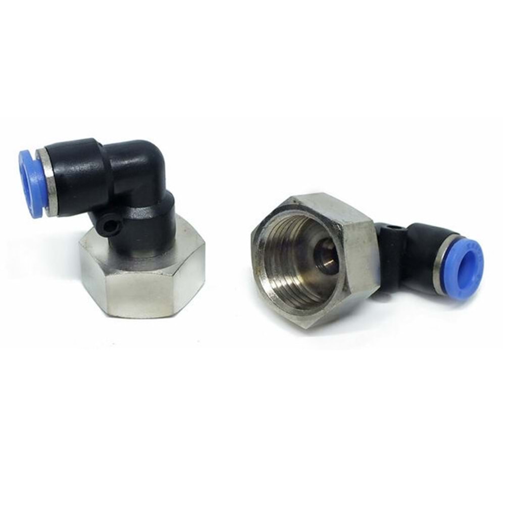 DÖNER DİRSEK NİPEL DİŞİ 1/8 - 4 MM