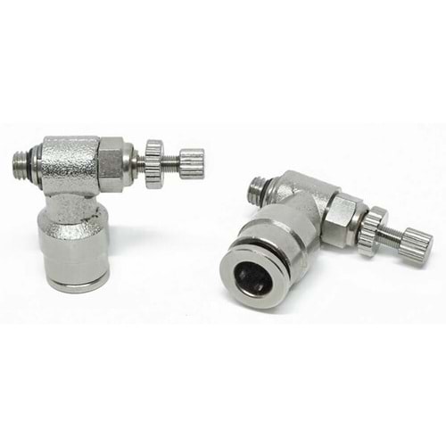 METAL HIZ AYAR DİRSEK RAKOR 1/4 - 12 MM