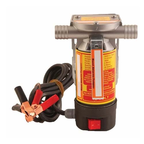 12 VOLT YAĞ ÇEKME POMPASI BÜYÜK GÖVDE 1