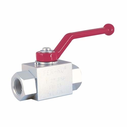 FERRO HİDROLİK İKİ YOLLU KÜRESEL VANA 3/8 - 6 MM