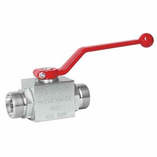 FERRO HİDROLİK İKİ YOLLU KÜRESEL VANA M22X1,5 - 8 MM
