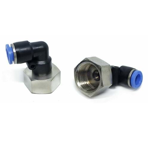 DÖNER DİRSEK NİPEL DİŞİ 1/4 - 12 MM