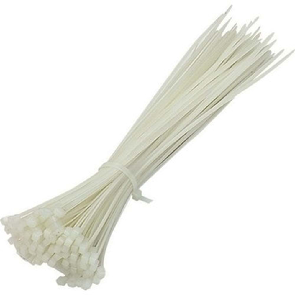 40 CM 4X8 KABLO BAĞI BEYAZ NUMERO UNO (100 ADET)